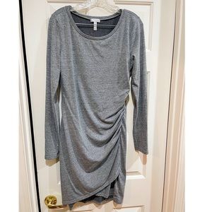 Leith long sleeve bodycon ruched dress